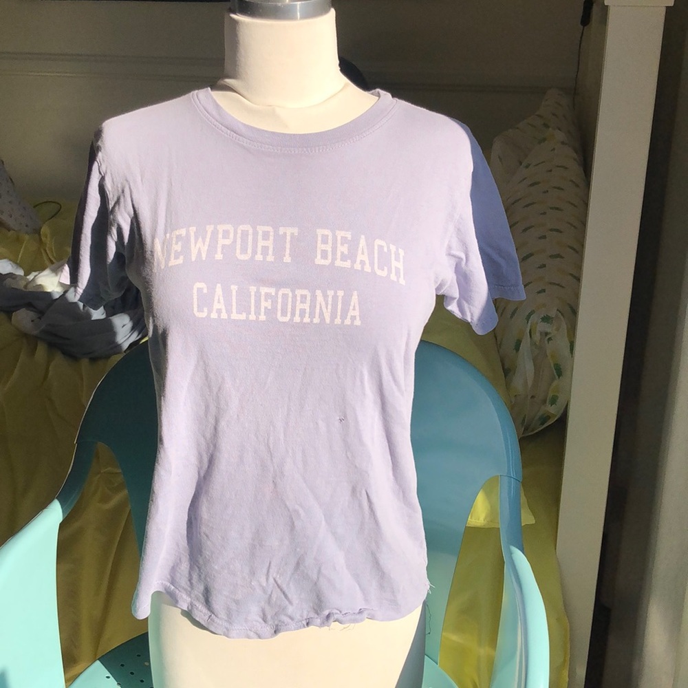 A Newport Beach California brandy Melville Tshirt.